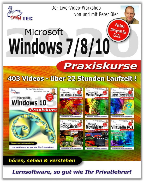 Windows 7/8/10 - 7er Bundle Praxiskurse